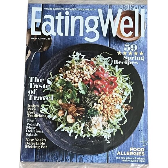 EatingWell Magazine Lot 5 Issues 2017-2019 Healthy Recipes Cooking Ideas - Picture 5 of 7